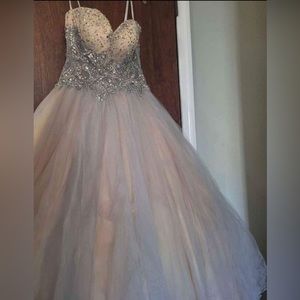 Gorgeous Terani Couture Jeweled corset Prom/Event Dress